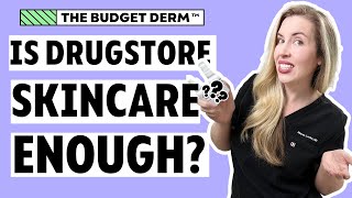 Is Drugstore Skincare Enough  When To Save vs Splurge on Skincare [upl. by Rauscher]