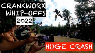 WHIP OFFS 2022  HUGE CRASH BACKFLIPS WHIPS  MORE  CRANKWORX WHISTLER  4K [upl. by Nedla]