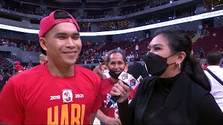 Nards Pinto championship interview  PBA Governors Cup 2021 [upl. by Nesiaj]