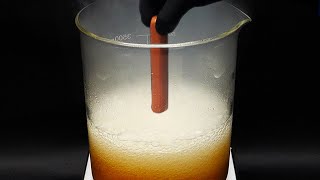 Vaporizing a hot dog in acid [upl. by Leonid]