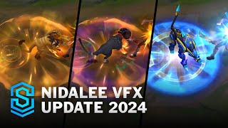 Nidalee VFX Update Comparison  League Of Legends [upl. by Anar615]