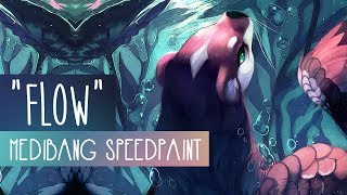 Flow  SPEEDPAINT  Medibang Paint Pro [upl. by Mohammad]