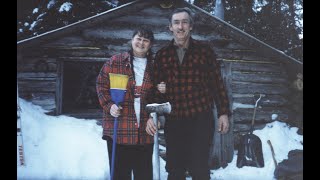 Martins Old Off Grid Log Cabin 61 The Wife  Building a Woodshed at the Cabin [upl. by Linda]