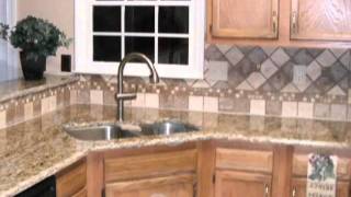 Tile Backsplash DesignsSpice up your granite countertops with custom tile designs [upl. by Esyla]