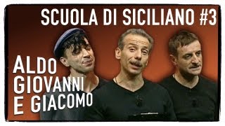 Scuola di siciliano 3 di 3  Tel chi el telun  Aldo Giovanni e Giacomo [upl. by Ayna]