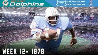 Earl Campbells Unforgettable Monday Night Dolphins vs Oilers 1978  NFL Vault Highlights [upl. by Conny]