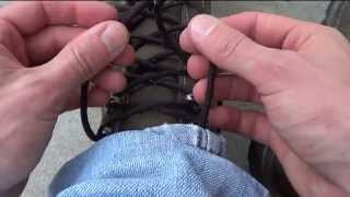 How to Tie a Shoe so it Never Comes Untied or Undone [upl. by Xever]