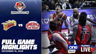 San Miguel vs Brgy Ginebra highlights  PBA Season 48 Commissioner’s Cup  Dec 16 2023 [upl. by Adnilasor]