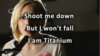 David Guetta  Titanium ft Sia cover by Madilyn Bailey with lyrics HD [upl. by Washington]