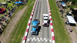 2021 Great Lakes Big Rig Challenge  Semi Truck Drag Racing  Onaway Speedway [upl. by Naawaj]