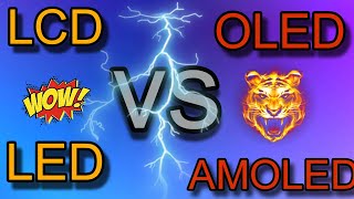 LED vs OLED vs AMOLED vs LED Explained in Detail  LCD OLED AMOLED Display Working [upl. by Naesad]