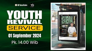 Kak Bryan Roy  Ibadah Live Streaming YOUTH REVIVAL GBI Taman Modern  Minggu 01 September 2024 [upl. by Nali]