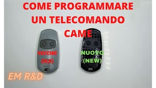 Come programmare un telecomando cancello CAME TOP 432 EE TOP432 SA TOP432 NA TOP432 EV TOP434 EE [upl. by Tterab]