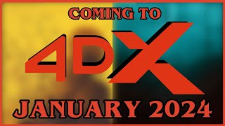 Films Coming to The 4DX Movie Theater Experience in January 2024 [upl. by Paradies630]