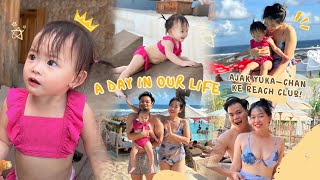 YUKACHAN SEHARIAN BERENANG DI PANTAI  a day in our life [upl. by Acino]