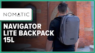 NOMATIC Navigator Lite Backpack 15L Review 2 Weeks of Use [upl. by Battat31]