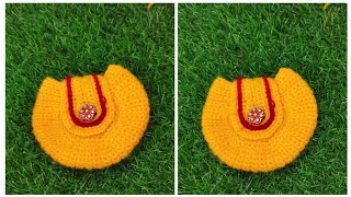 Amazing beautiful coin purse 👜👛 very easy tutorial step by step for beginners [upl. by Turmel]