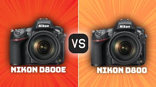 Nikon D800E vs Nikon D800 Which Camera Is Better With Ratings amp Sample Footage [upl. by Epuladaug429]