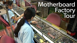 How a motherboard is made Inside the Gigabyte factory in Taiwan [upl. by Carleton]