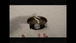 Installing a Ceiling Light Video [upl. by Annagroeg42]