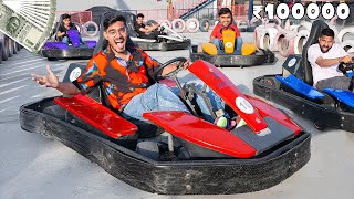 Crazy XYZ New video ₹100000 Go Kart Race on Real Track🔥 कौनसी गाड़ी रेस जीतेगी crazyxyz [upl. by Weitzman]