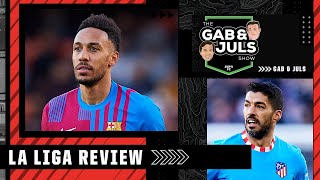 Reacting to Aubameyangs first Barcelona hat trick  LaLiga  ESPN FC [upl. by Alfy]