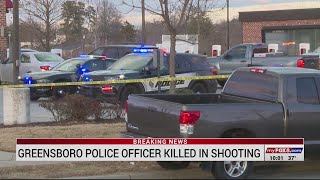 Greensboro police sergeant killed after witnessing crime confronting suspect in Colfax [upl. by Avot]