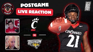 Cincinnati Bearcats NCAA College Football LIVE Stream vs Towson  Chatterbox Bearcats Postgame Show [upl. by Margarida]