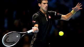 World Tour Final 2014 Djokovic vs Wawrinka Highlights [upl. by Shifrah]