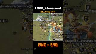 LORDAtonement kill all S40 warpath warpathgame games [upl. by Ttevy457]