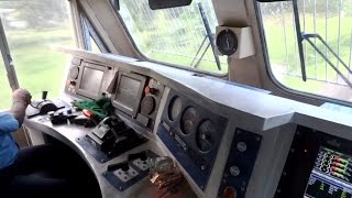 IRFCA Inside Rajdhani Express Locomotive Ultimate Cab Ride in WDP4D Engine [upl. by Wilhelm857]