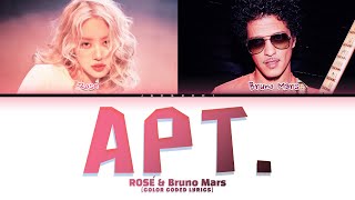 ROSÉ amp Bruno Mars APT Color Coded Lyrics [upl. by Lenny]