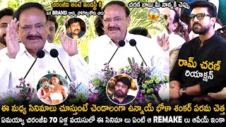 Venkaiah Naidu Disappointed On Chiranjeevi Latest Scrap Movie Bhola Shankar  Telugu Cinema Brother [upl. by Lleihsad]