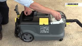 Karcher PUZZI 101 amp 102 Commercial Spray Extraction Carpet amp Upholstery Cleaners [upl. by Zilef537]