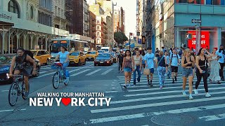 4K NEW YORK CITY  Manhattan Summer Walk Broadway Lafayette Street 3rd Ave amp 4th Avenue Travel [upl. by Lessard]