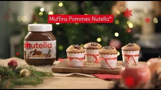 Recette de muffins aux pommes et au Nutella ® [upl. by Reseda]