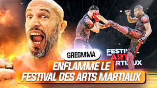 GregMMA met le feu au Festival des arts martiaux [upl. by Oigres]