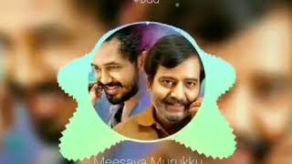 Meesaya Murukku Songs Adiye Sakkarakatti Song WhatsApp status  Hiphop Tamizha Vikash30 [upl. by Halik213]