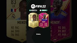 Ferland Mendy  Pires vs Meilleures cartes FUT  FIFA 18  FC 24 fifa ratingyourteams fc24 [upl. by Anu]