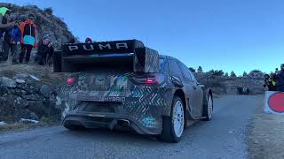 Test rallye Monte Carlo 2022 Sebastien LoebFord puma hybride Rally 1 [upl. by Dugald]