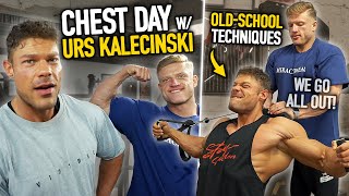 CHEST DAY with UrsKalecinski  20 Days Out From The ARNOLD CLASSIC [upl. by Orv918]