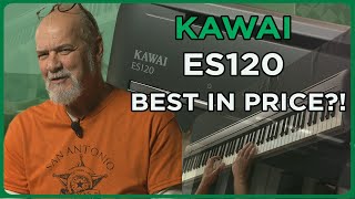 Best in Price Gig Ready Stage Piano  The new Kawai ES120 [upl. by Ahsienauq]