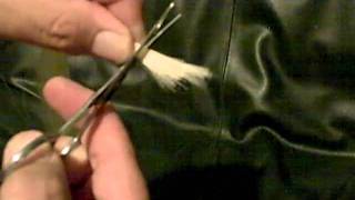 How to Rehair a Violin Bow Part 4 [upl. by Rehprotsirhc66]