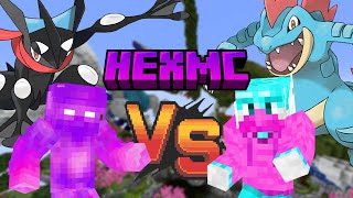 I Challenged HEXMC to a PIXELMON BATTLE [upl. by Steele909]