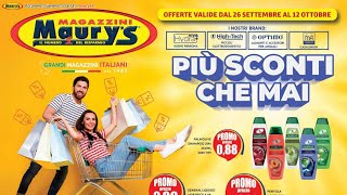 volantino MAURYS dal 26 settembre al 12 ottobre 2024 anteprima [upl. by Baalbeer]