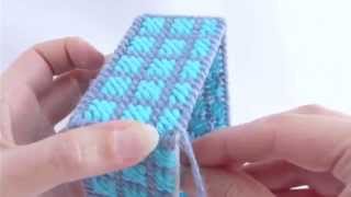 Plastic Canvas Basics How to Construct a Lidded Box [upl. by Neerihs]