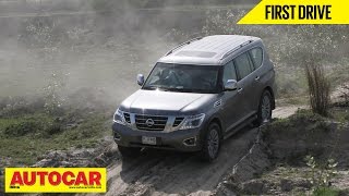 Nissan Patrol  First Drive Video Review  Autocar India [upl. by Aurita249]