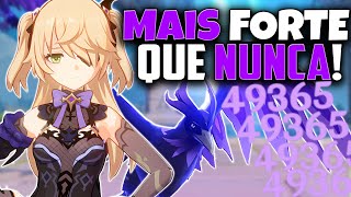 FISCHL F2P FICOU Mais QUEBRADA Em FONTAINE INSANA DEMAIS MELHOR Guia  Build F2P GENSHIN IMPACT [upl. by Alim991]