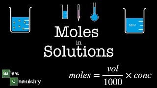 Moles in Solutions Paper 1 amp 2  AQA A Level Chemistry [upl. by Eicirtap]