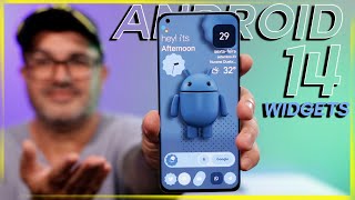 ANDROID 14 WIDGET KWGT ADAPTATIVO COM WALLPAPER 53 WIDGETS  7 WALLPAPER MATERIAL YOU [upl. by Shurlock]
